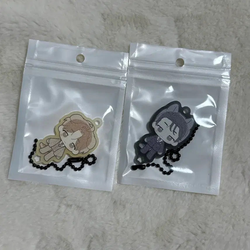 [BUNJANG] Kang Min Jae, Cha Ju Han Keyring Bundle Set / 변호됨 비공식 굿즈 강민재, 차주한 키링 일괄