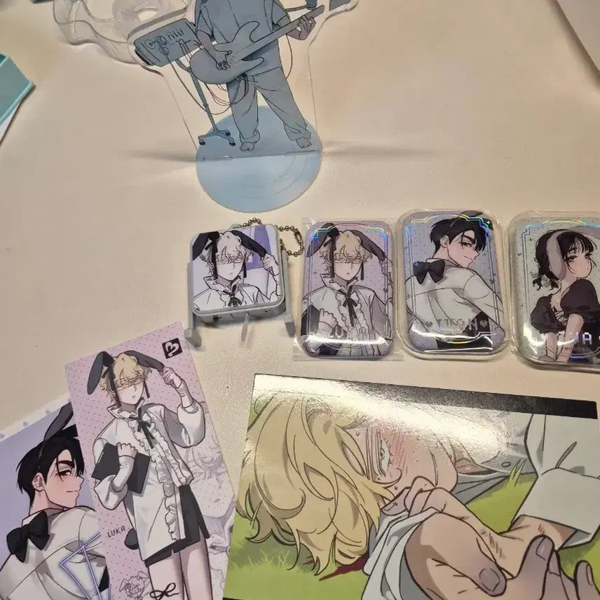 [BUNJANG] A-Stage Acrylic Can Badge Paper Bundle Ivan Luca Til Ivan Til / 에이스테 아크릴 캔뱃지 지류 일괄 바니스테 인형 이반 루카 틸 이반틸