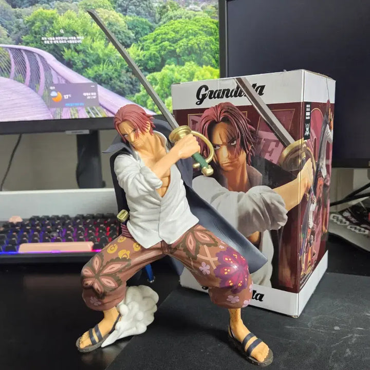 [BUNJANG] One Piece Shanks Grandista Figure / 원피스 샹크스 그란디스타 피규어