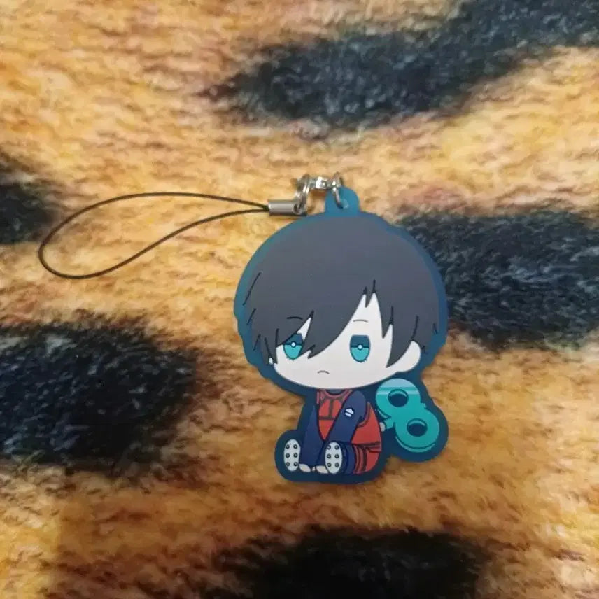 [BUNJANG] Blue Lock Rin Itoshi Rubber Keychain / 블루록 이토시린 러버키링