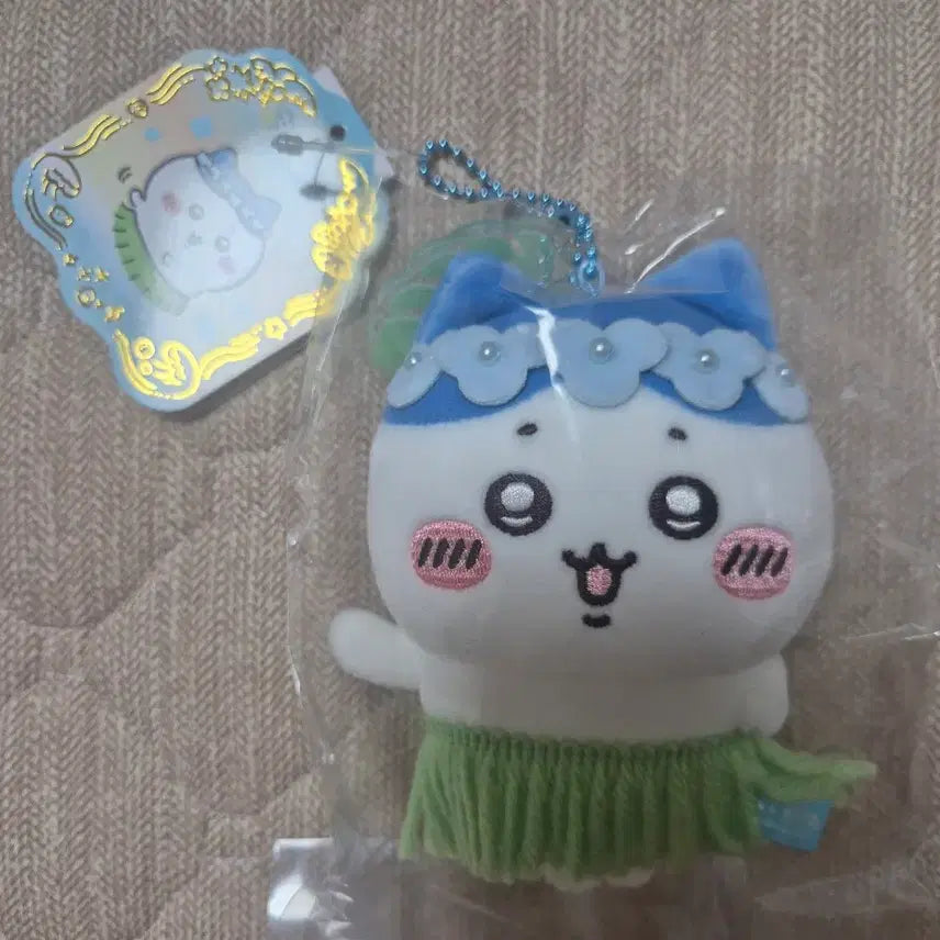 [BUNJANG] Chiikawa Mermaidsom Mascot Hachiware / 치이카와인어섬마스코트 인어섬하치와레