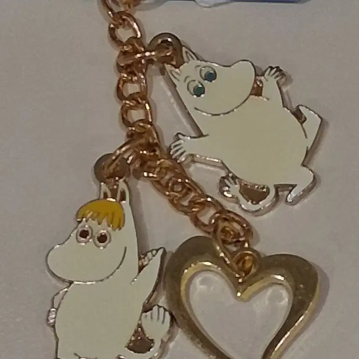 [BUNJANG] Moomin Premium Metal Heart Keyring / 무민 프리미엄 키링 판매