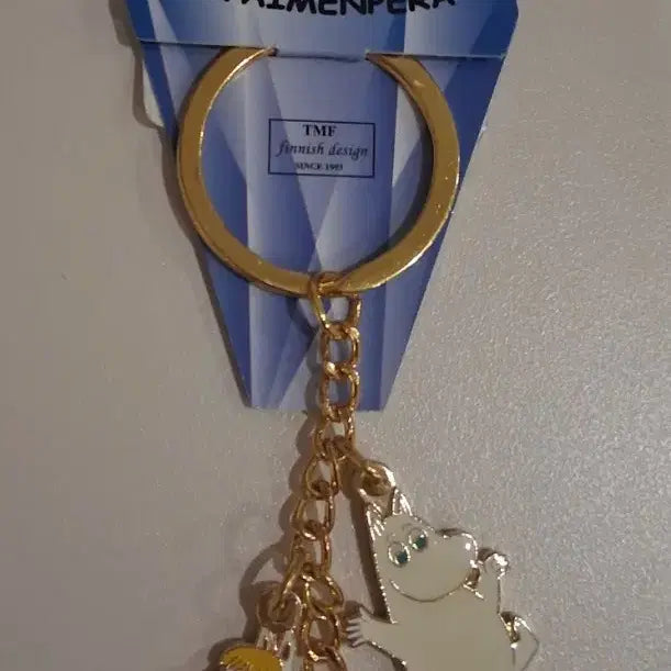 [BUNJANG] Moomin Premium Metal Heart Keyring / 무민 프리미엄 키링 판매