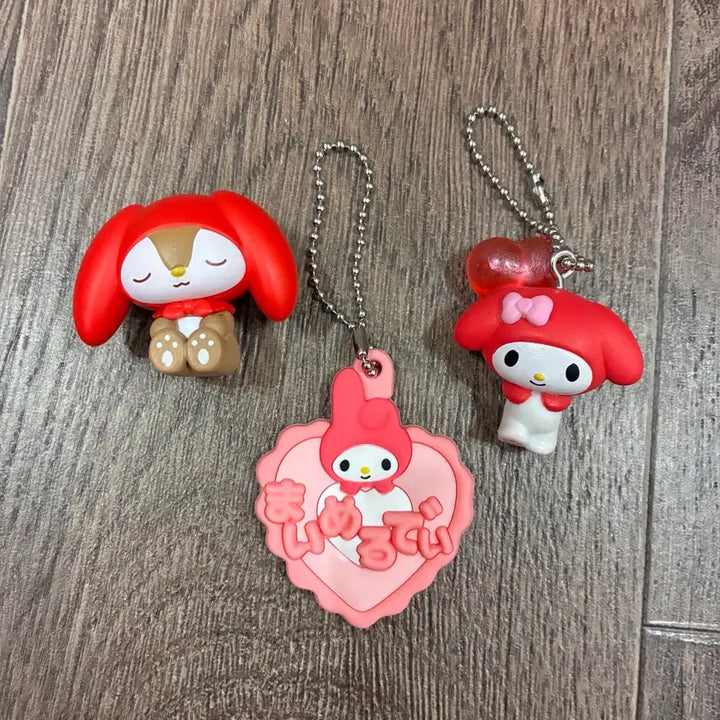 [BUNJANG] My Melody Gacha 3 Piece Bundle Set / (일괄) 마이멜로디 가챠 3개