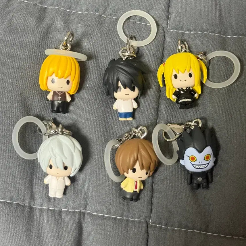 [BUNJANG] Death Note "Mejirushi" Full Set Keychain Collection / 데스노트 메지루시 전종 풀세트