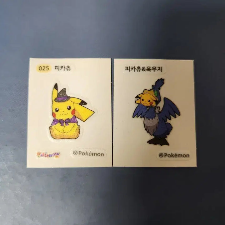 [BUNJANG] Pokemon Stickers Pikachu &amp; Vulpix, Halloween Pikachu Bundle Set / 포켓몬 띠부실 피카츄 &amp; 욱우지, 할로윈 피카츄 일괄