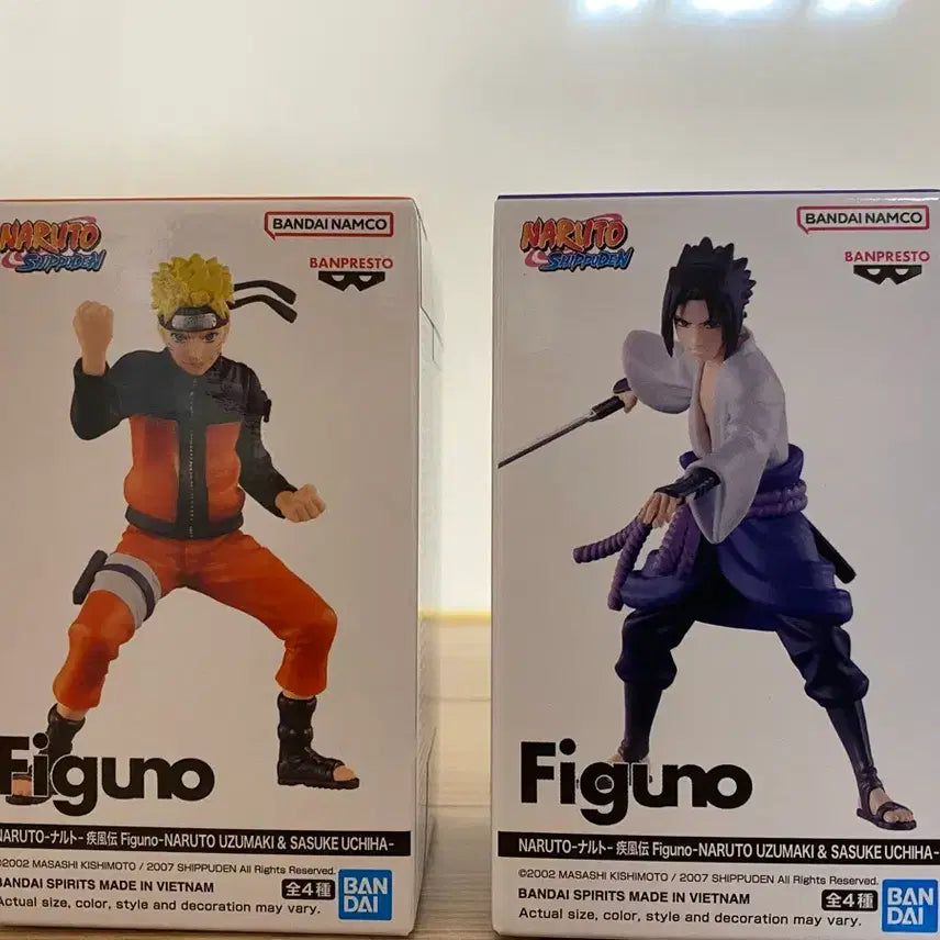 [BUNJANG] Naruto Uzumaki &amp; Uchiha Sasuke 2-Figure Set / 나루토 피규어 우즈마키 &amp; 우치하 사스케 2종