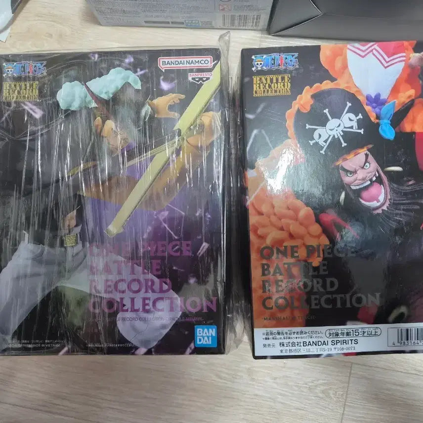 [BUNJANG] Banpresto One Piece Battle Record Collection Figure Set (2 Types, Sealed) / [미개봉] 반프레스토 원피스 배틀 레코드 컬렉션 피규어 2종 일괄
