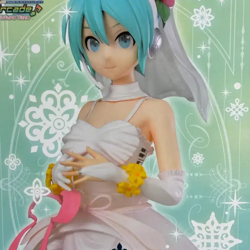 [BUNJANG] Hatsune Miku Classic Wedding Figure / 하츠네 미쿠 고전 웨딩 피규어 미소녀 방꾸미기