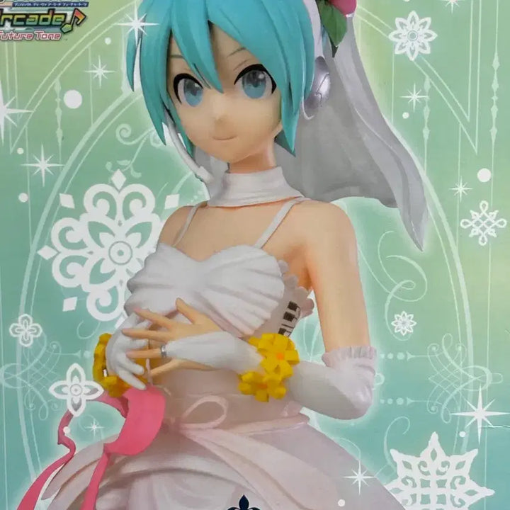 [BUNJANG] Hatsune Miku Classic Wedding Figure / 하츠네 미쿠 고전 웨딩 피규어 미소녀 방꾸미기