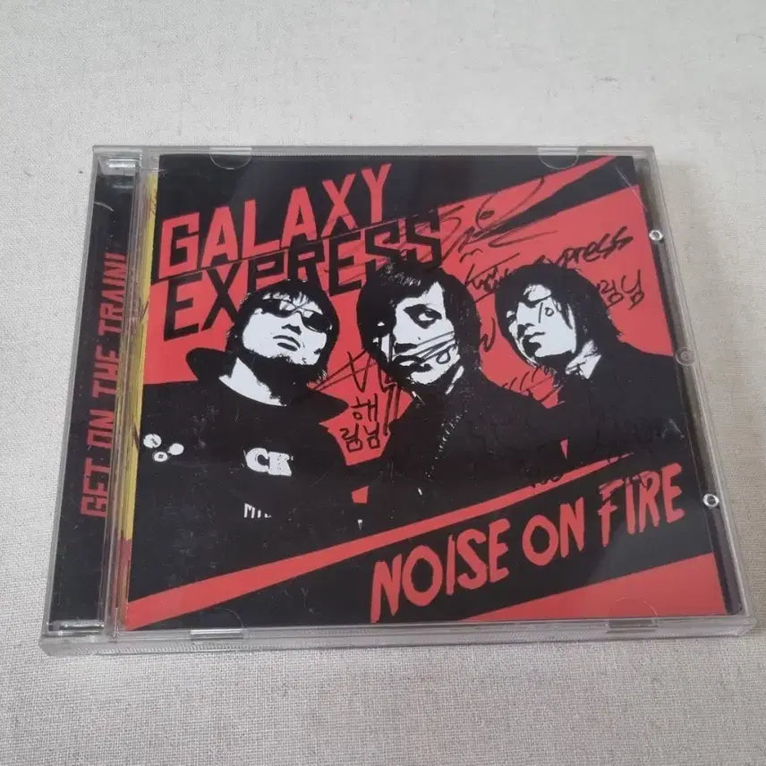 [BUNJANG] Galaxy Express Noise On Fire Signed Limited Edition CD / [싸인반] 갤럭시 익스프레스 NOISE ON FIRE CD