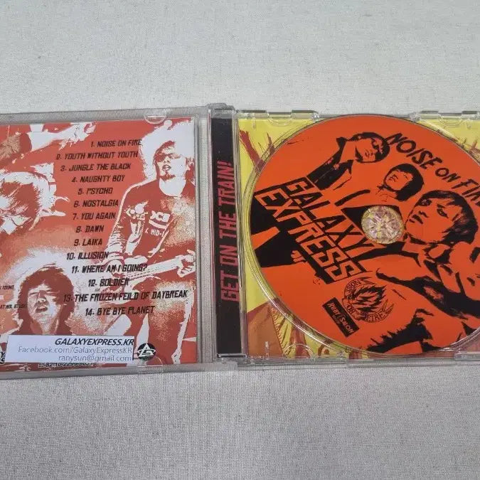 [BUNJANG] Galaxy Express Noise On Fire Signed Limited Edition CD / [싸인반] 갤럭시 익스프레스 NOISE ON FIRE CD