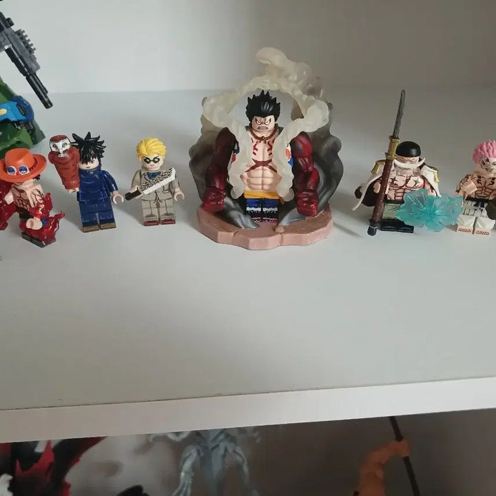 [BUNJANG] One Piece Luffy Gear 4 Custom Lego Figure / 원피스 루피 기어4레고 커스텀 피규어판매합니다