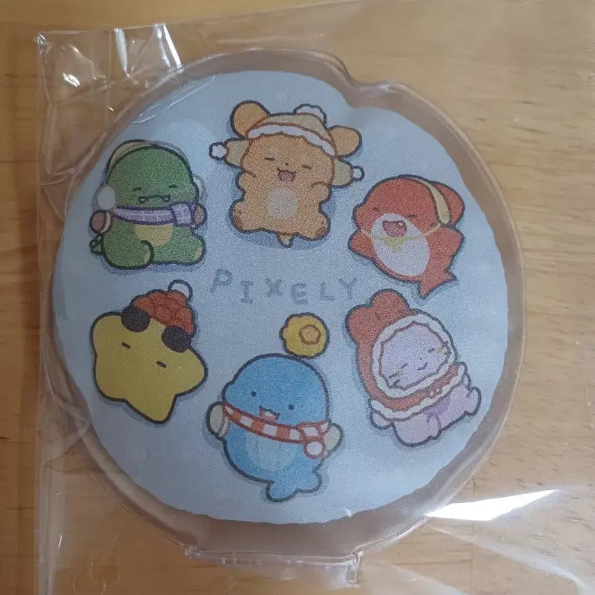 [BUNJANG]  잠뜰 Pixelley Prism Exhibition Snap Hot Pack / 잠뜰 픽셀리 프리즘 전시회 똑딱이 핫팩 굿즈