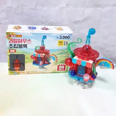 [BUNJANG] Daiso Fruit House Block Set (Apple, Lemon, Orange) / 다이소 과일 하우스 블록 3종 일괄