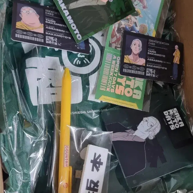 [BUNJANG] Sakamoto Days Pop-up Apron Set + Pop-up Goods / 사카모토 데이즈 팝업 앞치마 세트+팝업 굿즈