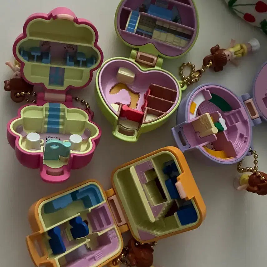 [BUNJANG] Polly Pocket Gacha 4 Types Bundle Set / 폴리포켓 가챠 4종 일괄 판매
