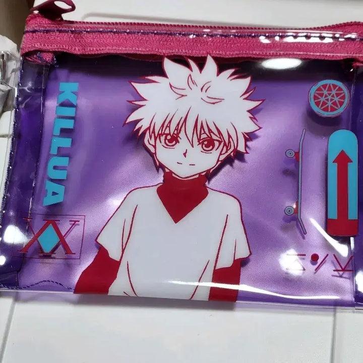 [BUNJANG] Hunter x Hunter Killua Clear Pouch / 헌터헌터 산큐마트 키르아 투명파우치