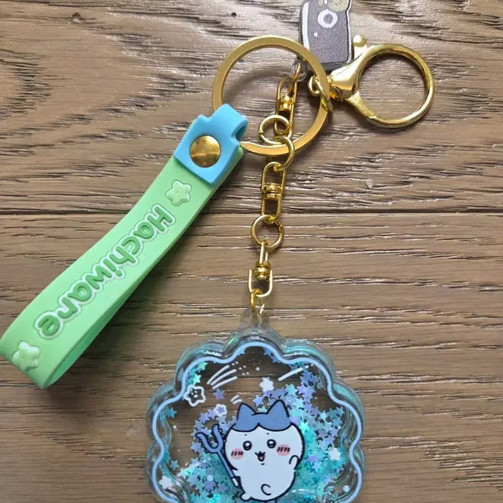 [BUNJANG] Chiikawa Hachiwara Sparkling Keyring / (하치와레)치이카와 반짝반짝 키링