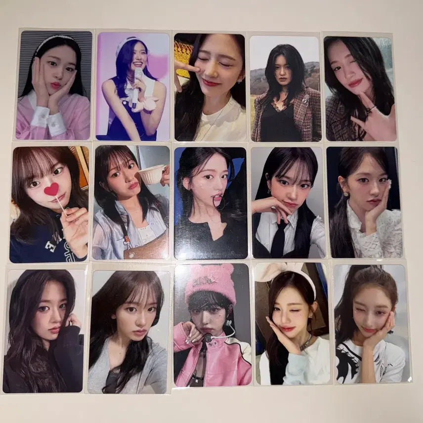 [BUNJANG] IVE Yujin Wonyoung Photocard Bundle Set / 아이브 안유진 장원영 시세킹 포카 일괄 양도