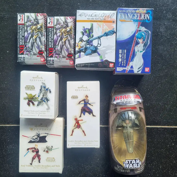 [BUNJANG] Star Wars / Evangelion 8-Piece Bundle Set / 8종세트 스타워즈 / 에반게리온 등
