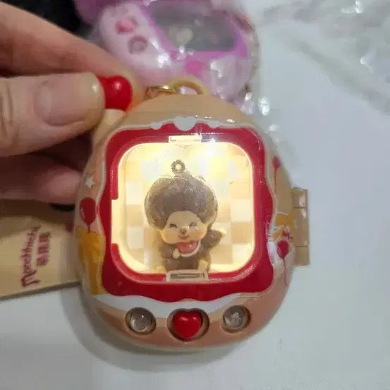 [BUNJANG] Monchhichi Tamagotchi Keychain / 몬치치 다마고치 키링