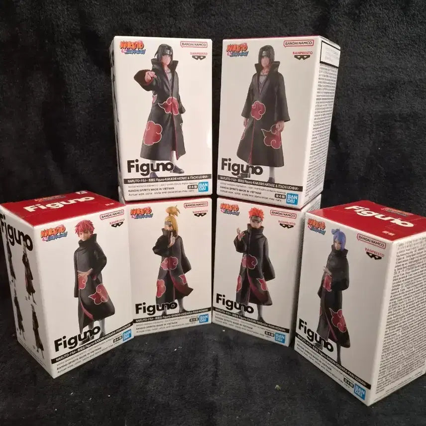 [BUNJANG] Naruto Akatsuki 6-Figure Set / 나루토 피규어 아카츠키 6종 세트
