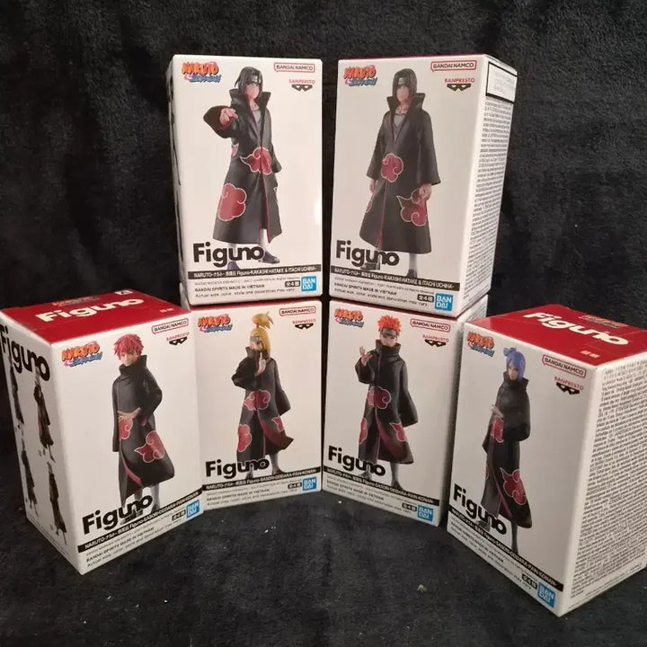 [BUNJANG] Naruto Akatsuki 6-Figure Set / 나루토 피규어 아카츠키 6종 세트