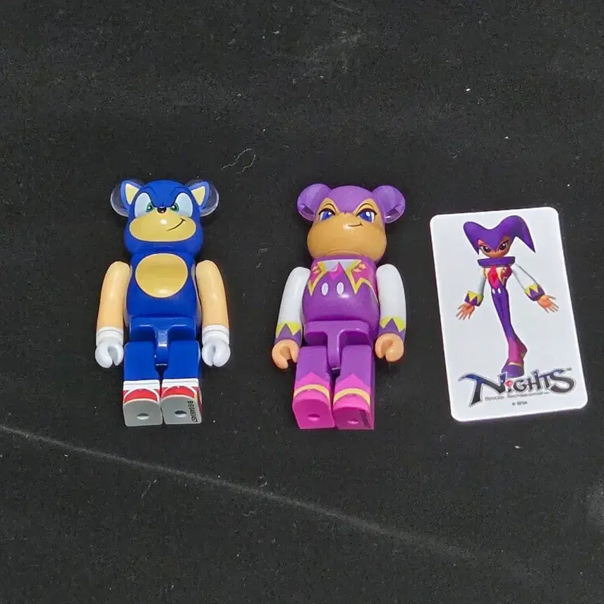 [BUNJANG] Bearbrick Sonic 2-Figure Set / 베어브릭 소닉 2종 세트