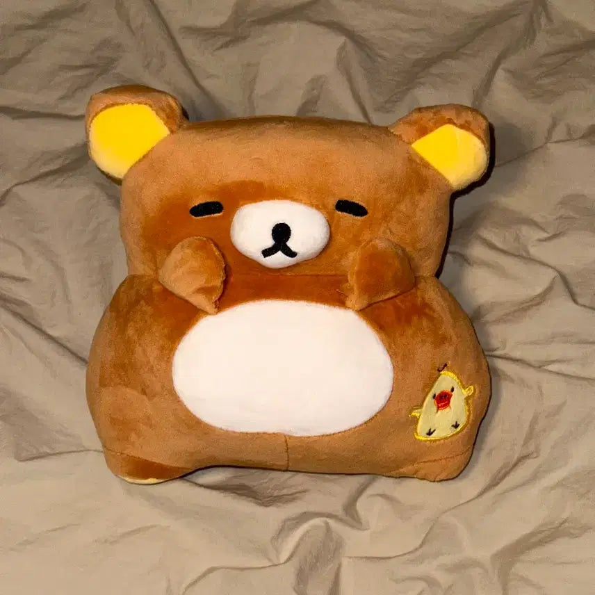 [BUNJANG] Rilakkuma "Feeling Full" Plush Doll / 리락쿠마 배불러 인형