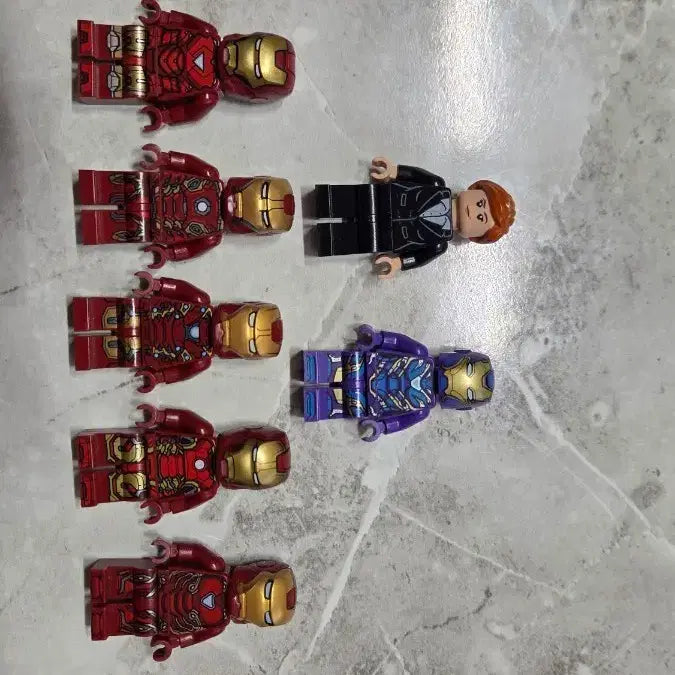 [BUNJANG] LEGO Marvel Iron Man Minifigure 9-Piece Bundle Set / 레고 마블 아이언맨 피규어 9종 일괄판매합니다