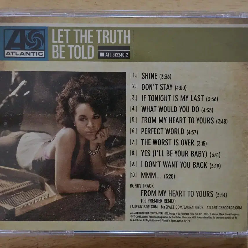 [BUNJANG] Laura Izibor Let the Truth Be Told CD / CD 음반 Laura Izibor 로라 이지보어 - Let the Truth Be Told