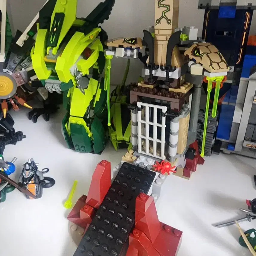 [BUNJANG] LEGO Ninjago 9450 Dragon Battle Complete Set / 레고 닌자고 9450 드래곤 전투 풀세트 (설명서 포함)