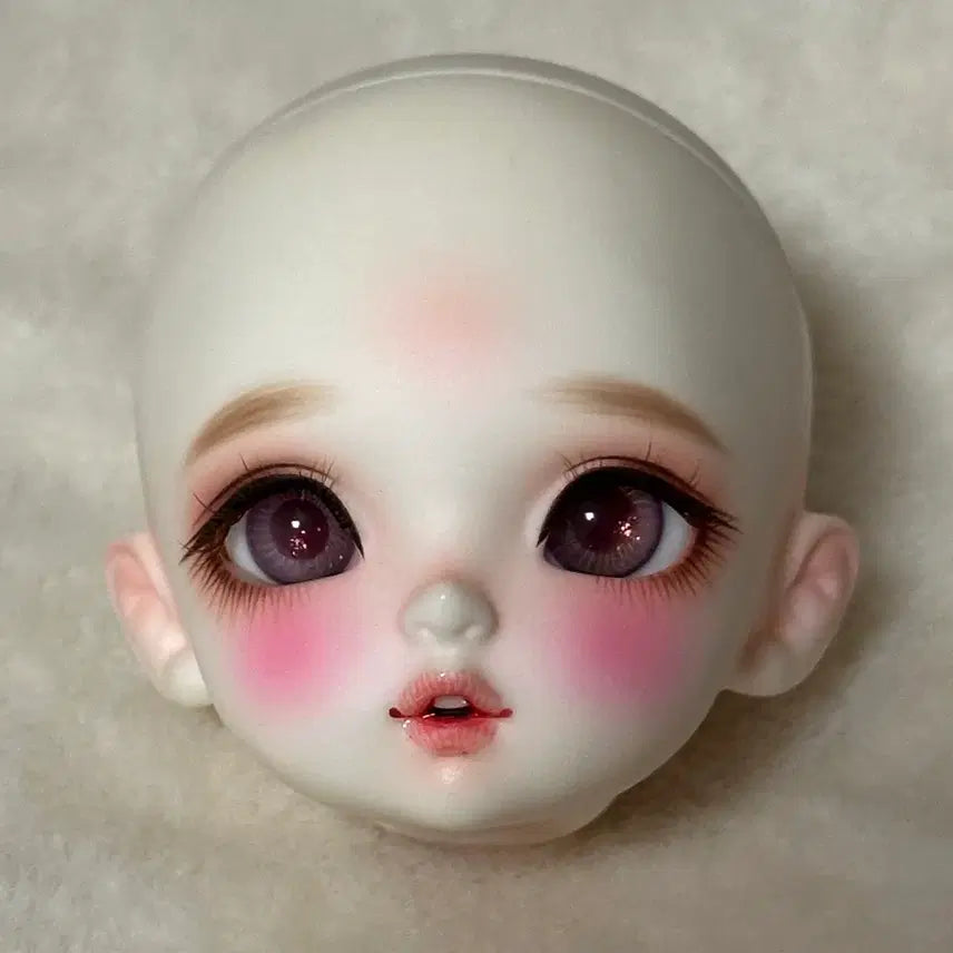 [BUNJANG] ChikaB BeBe Milk Purple Head BJD Doll / [~10/15 할인+무배] 치카비 밀크 보라 헤드