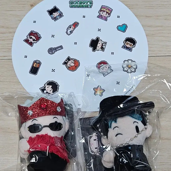 [BUNJANG] G-Dragon Magnetic Plush Set Bundle Set / 지드래곤 팸 팝업 마그넷 플러시 2종 일괄 판매