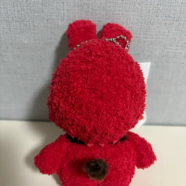 [BUNJANG] Monchhichi Strawberry Rabbit Custom / 몬치치 딸기 토끼 커스텀