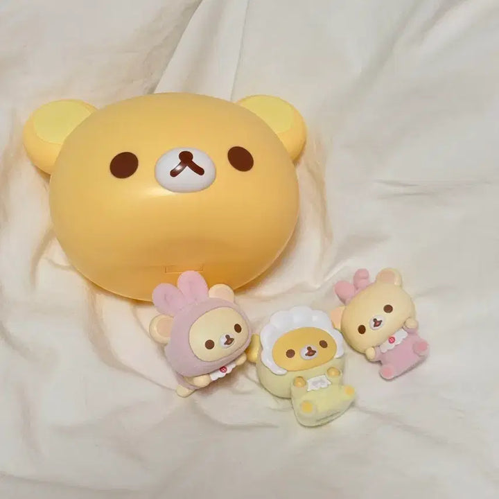 [BUNJANG] Rilakkuma Usausa Baby Figure Bundle Set / [일괄/케이스포함] 산엑스 리락쿠마 우사우사 베이비 피규어