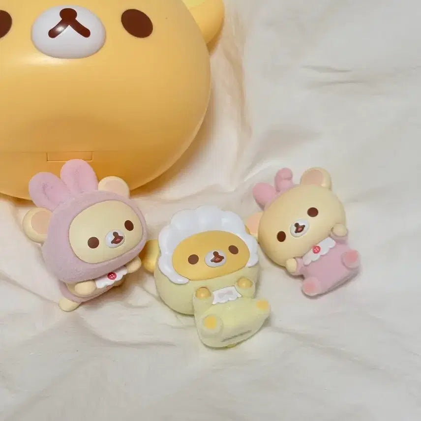 [BUNJANG] Rilakkuma Usausa Baby Figure Bundle Set / [일괄/케이스포함] 산엑스 리락쿠마 우사우사 베이비 피규어