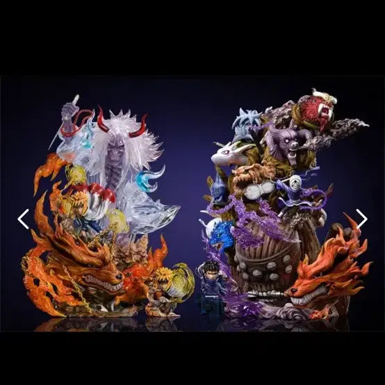 [BUNJANG] Naruto G5 VIP Line Obito &amp; Minato Resin Statue Bundle Set / 나루토 레진 G5 vip라인 오비토 미나토 레진 일괄