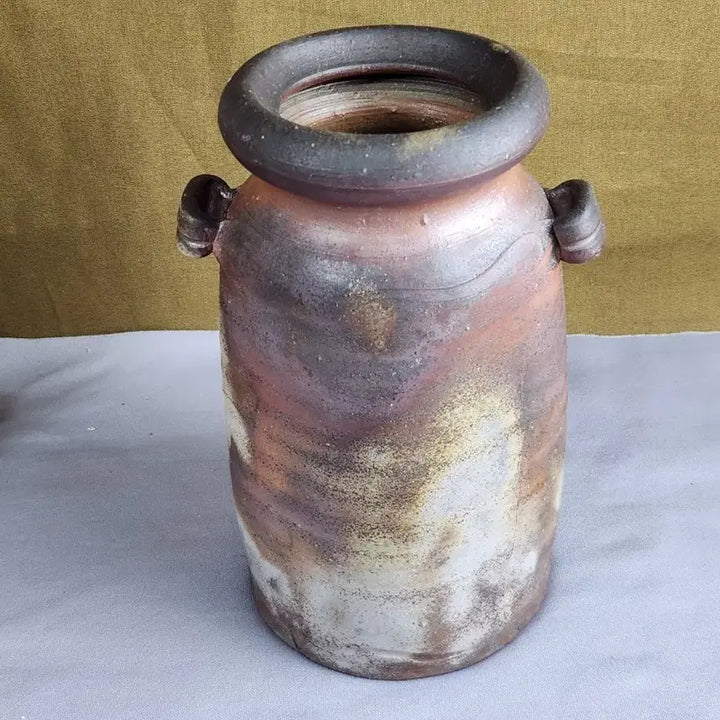 [BUNJANG] Bizen Ware Ongi Artist Handmade Vase / 비졘야끼 옹기 작가작품 화병도자기