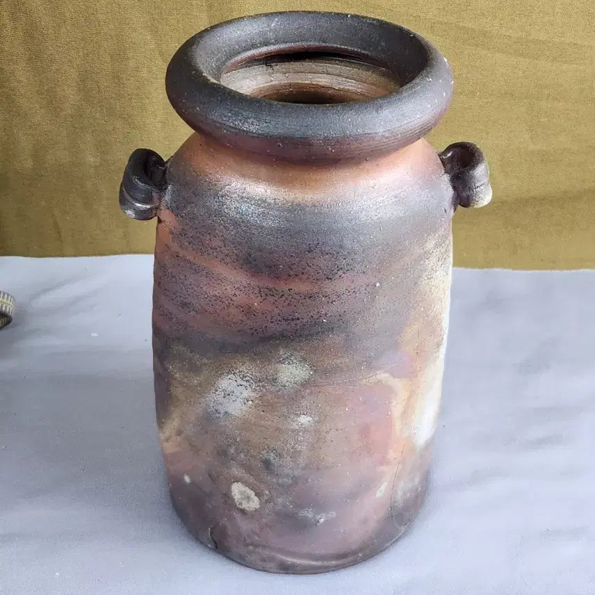 [BUNJANG] Bizen Ware Ongi Artist Handmade Vase / 비졘야끼 옹기 작가작품 화병도자기