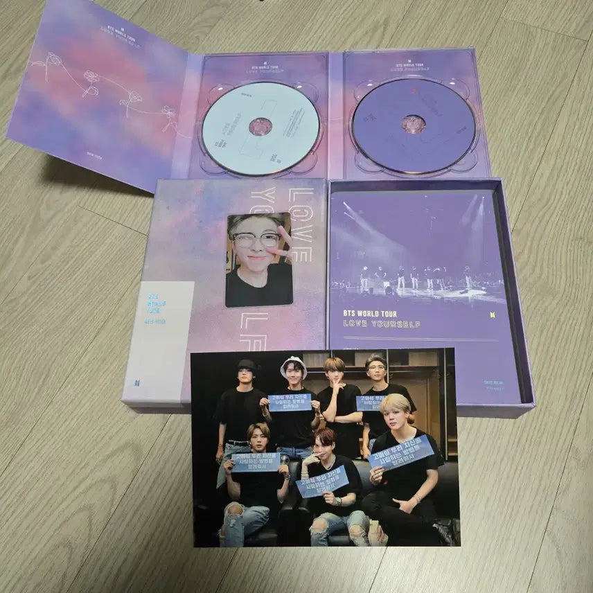 BUNJANG] BTS RM Love Yourself New York DVD Full Set w/ Photocard