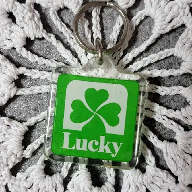 [BUNJANG] Retro Lucky Super Mokdong 13th Complex Opening Commemorative Keychain (1987) / 레트로 열쇠고리/ 1987년 10월 2일/ 옛 럭키슈퍼 목동 13단지 개점 기념키링/ 소장품