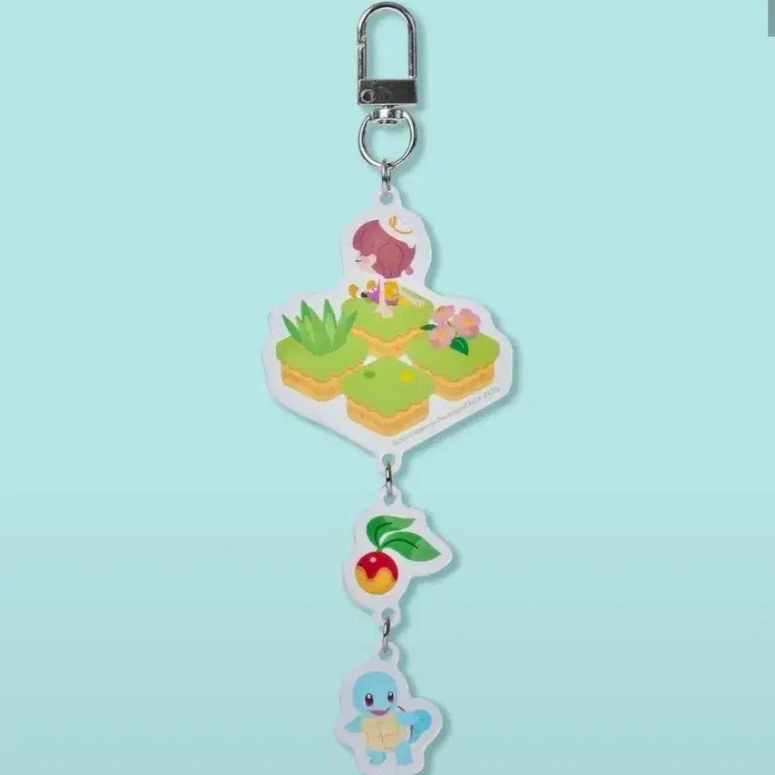[BUNJANG] Poco Pía Squirtle Acrylic Keyring / 성수 무신사 포코피아 아크릴 키링 꼬부기