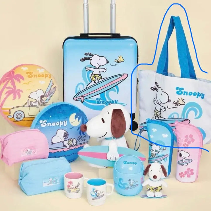 [BUNJANG] Sanrio Snoopy Atari Kuji Tote Bag / 산리오 스누피 아타리쿠지 토트백