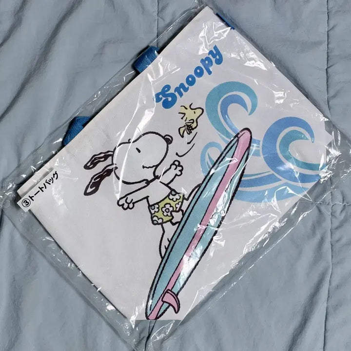 [BUNJANG] Sanrio Snoopy Atari Kuji Tote Bag / 산리오 스누피 아타리쿠지 토트백