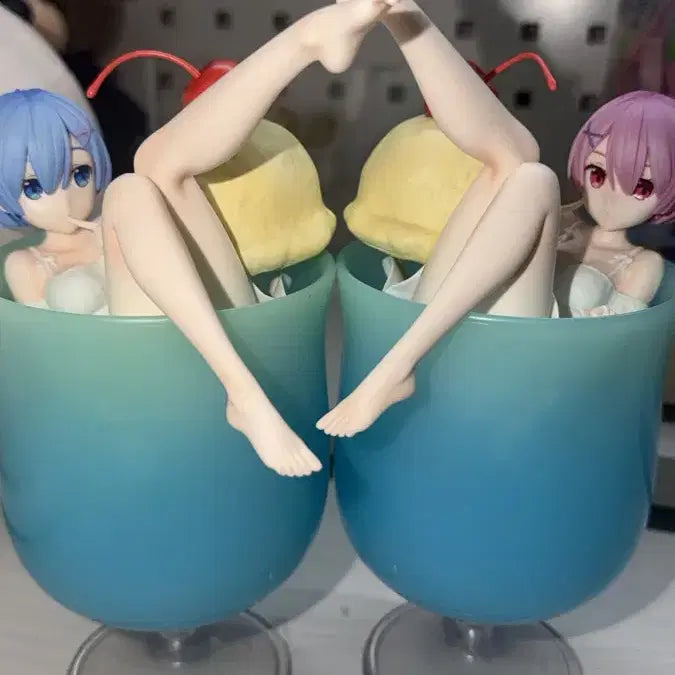 [BUNJANG] Re:Zero Ram Rem Cream Soda Bundle / 리제로 렘 람 크림소다 일괄