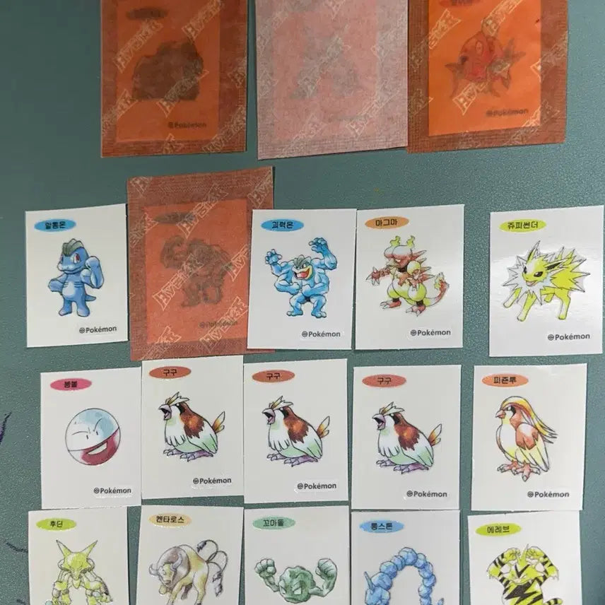 [BUNJANG] Pokemon Artwork Sticker / 포켓몬 아트워크 띠부씰
