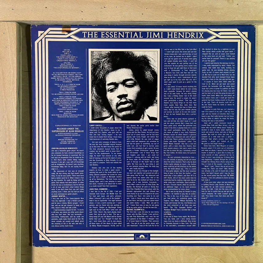 [BUNJANG] Jimi Hendrix Essential Jimi Hendrix Volume Two 1979 LP / Jimi Hendrix 일본 1979년 LP
