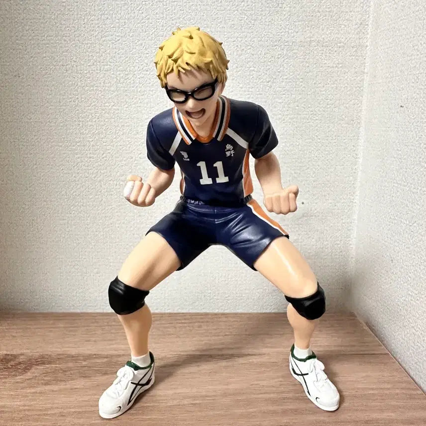 [BUNJANG] Haikyuu!! Tsukishima Kei Moonlit Night Posing Figure / 하이큐 츠키시마 스크래치 만월 포징 피규어 급처